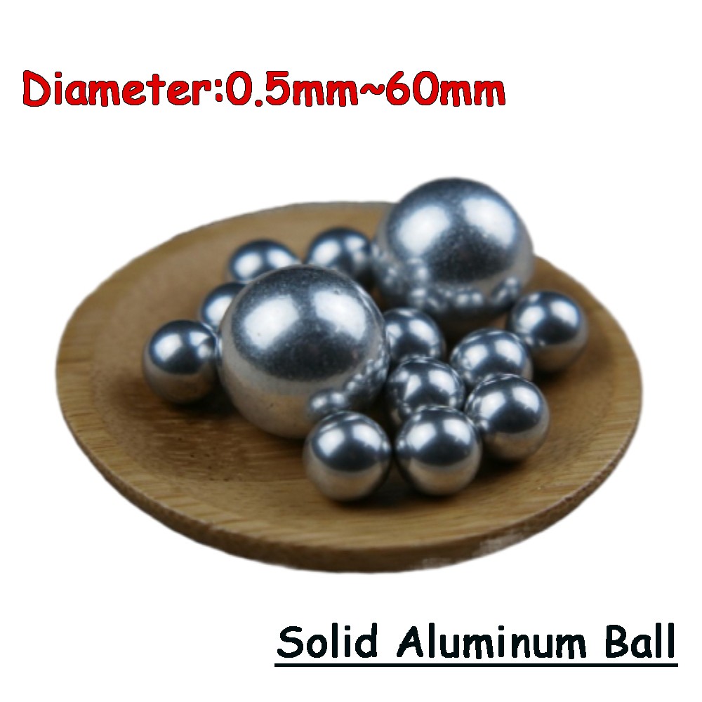 Aluminum Ball High Precision Solid Balls Smooth Meatal Beads 0.5mm ~ 60mm
