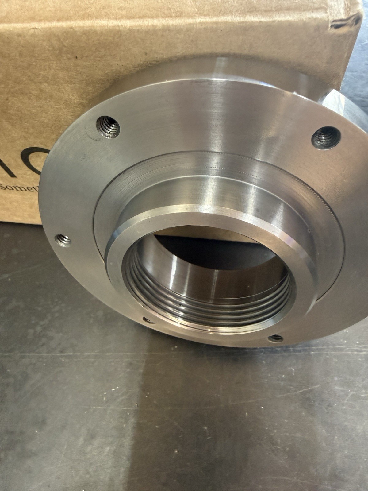 2 3/16-10 Thread Hardinge Chuck Back Plate Adapter