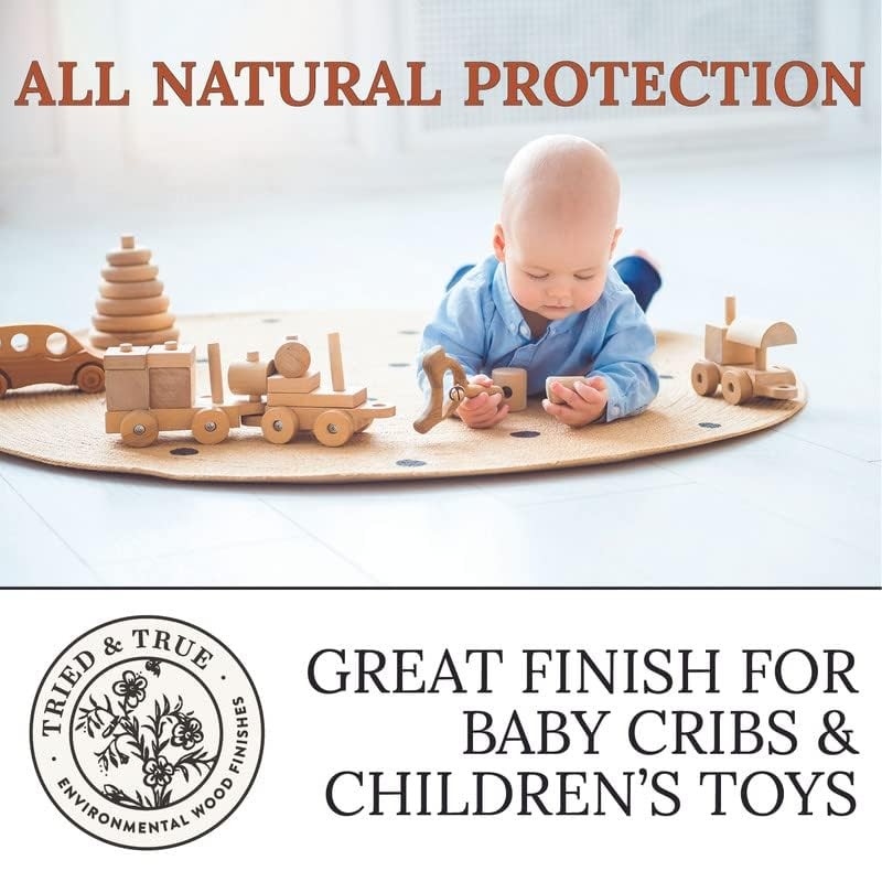 Original Wood Finish, 8 oz. – Linseed Oil & Beeswax Blend, Ideal for All Wood…