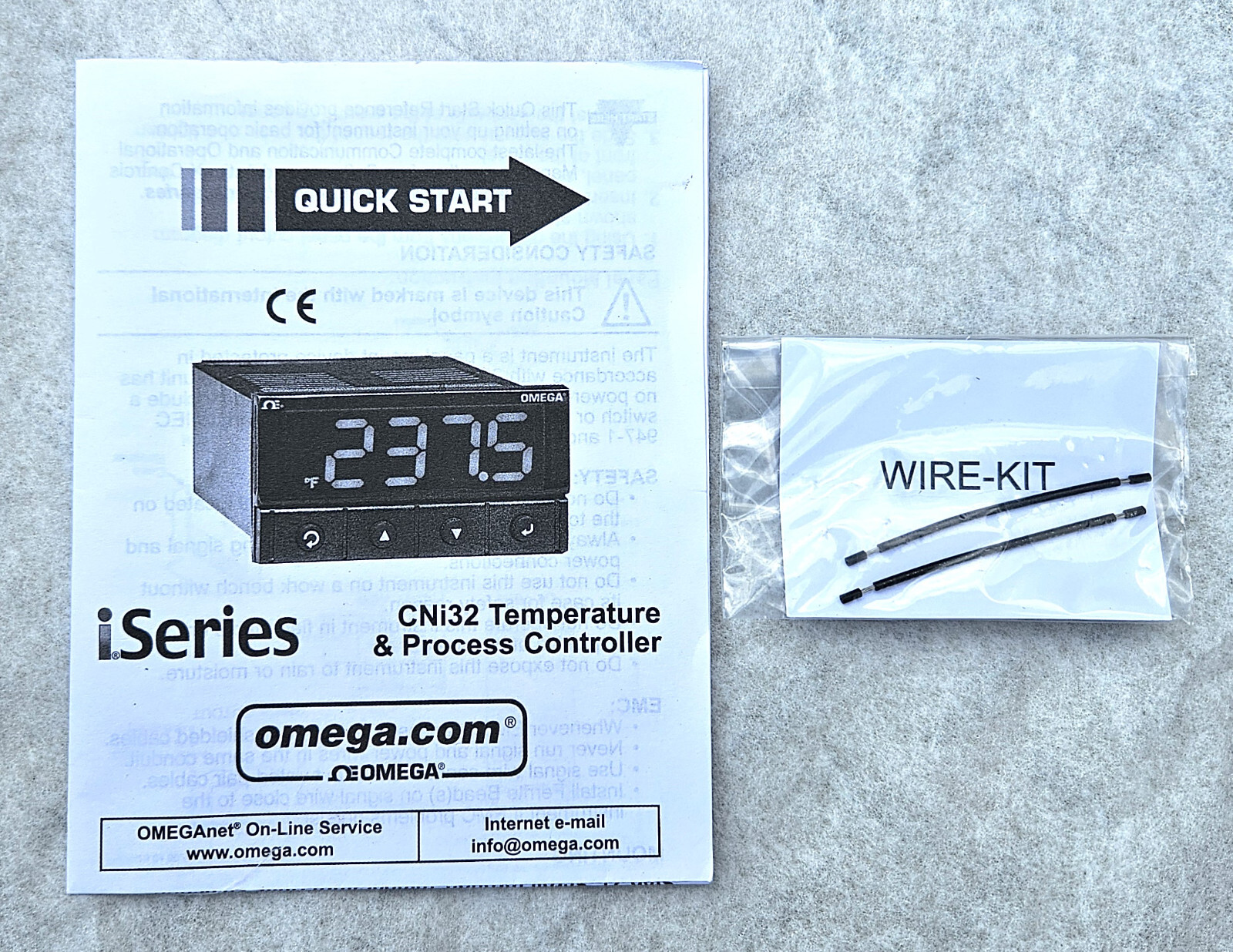 OMEGA CNI3253-C24 UNIVERSAL INPUT HIGH ACCURACY TEMPERATURE DIN PID CONTROLLER