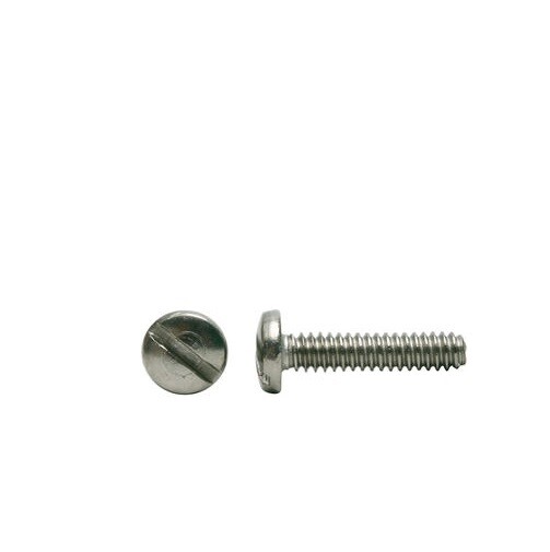 #4-36 x 1/4″ PAN HEAD SLOTTED, MACHINE SCREWS, STAINLESS STEEL, 18-8, SELECT QTY
