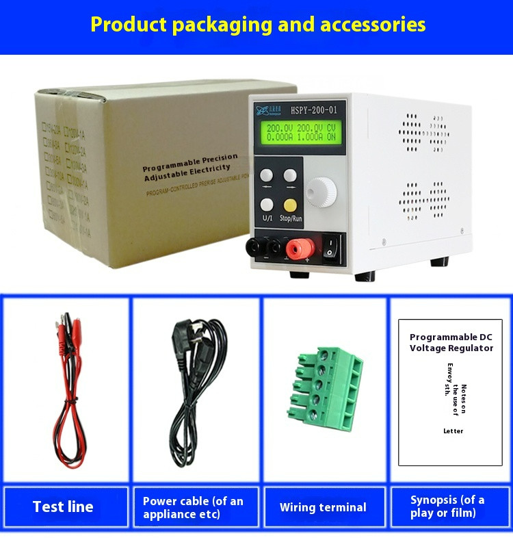Programmable DC Voltage Regulator 200V300V400V500V600V1000V Programmable