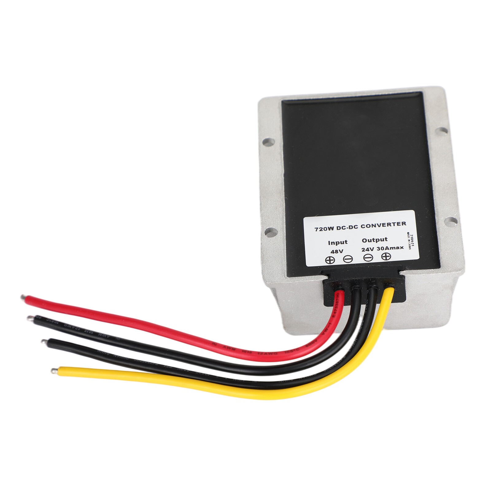 WaterProof 36V/48V to 24V 30A 720W Step Down DC/DC Power Converter Regulator US