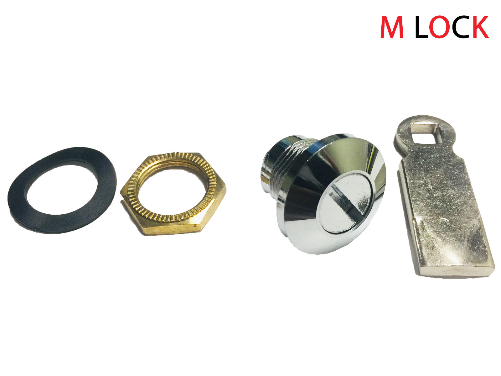 Keyless Slotted Quarter Turn Latch Cam Lock Tool Operate Coin Operate 6033
