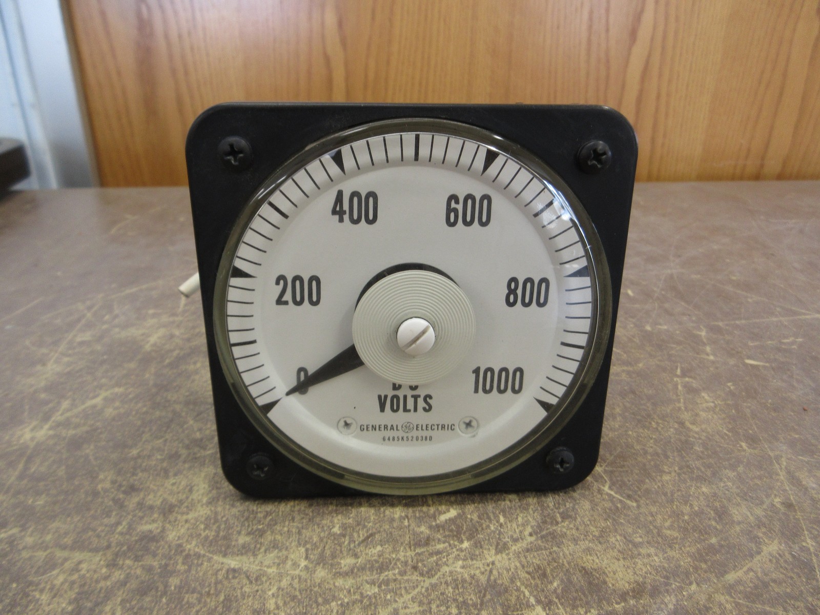 GE DC Voltmeter 50-0367X0611G01 Range: 0-1000V Used