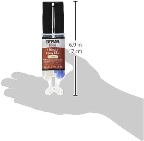 ITW Devcon 20845 Home 5 Minute 0.84 oz, 1-Pack, Clear High Strength Epoxy Anc…