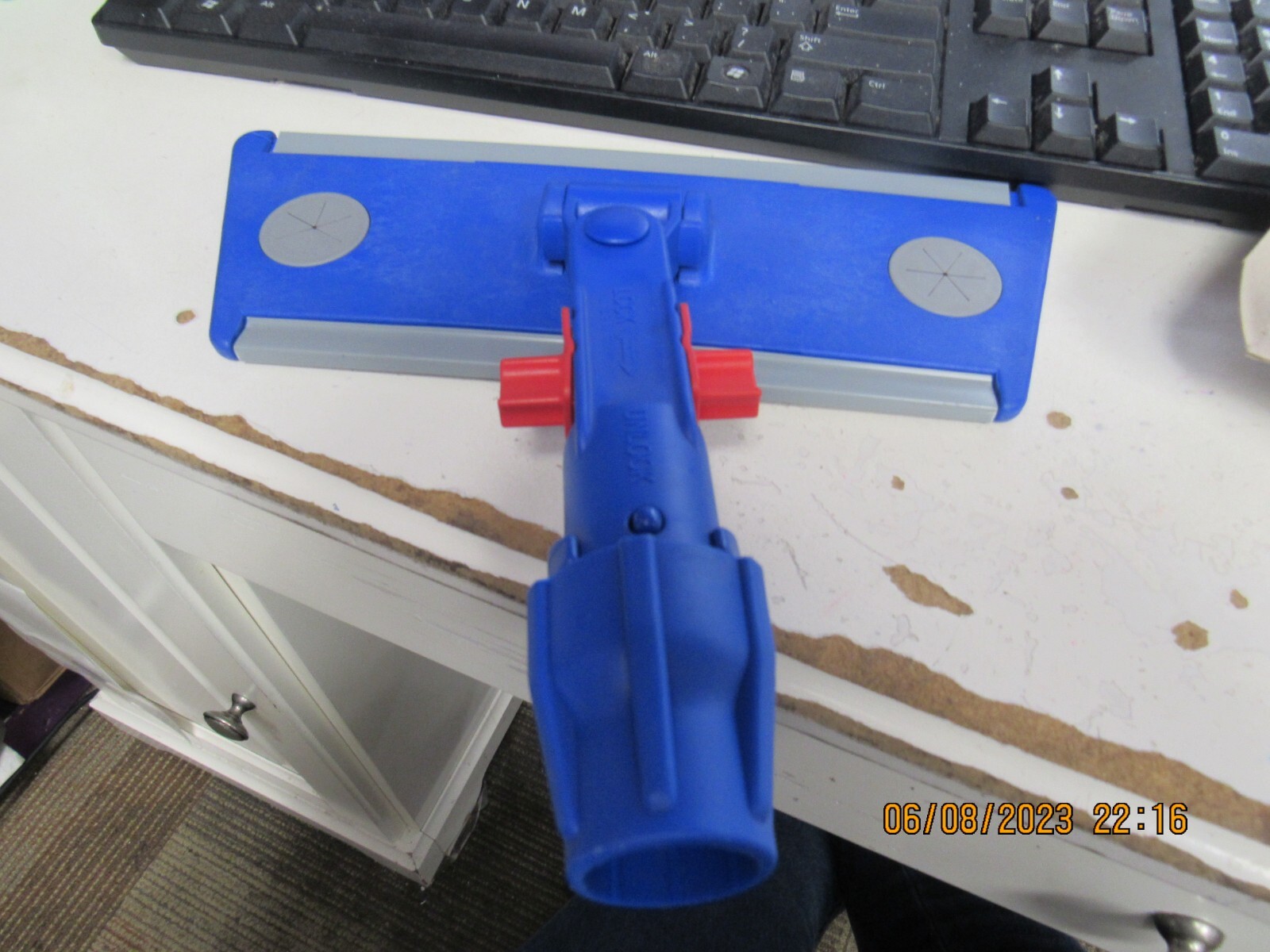 Filmop Blue Hook & Loop Fastener Strip Frame w/ Strips