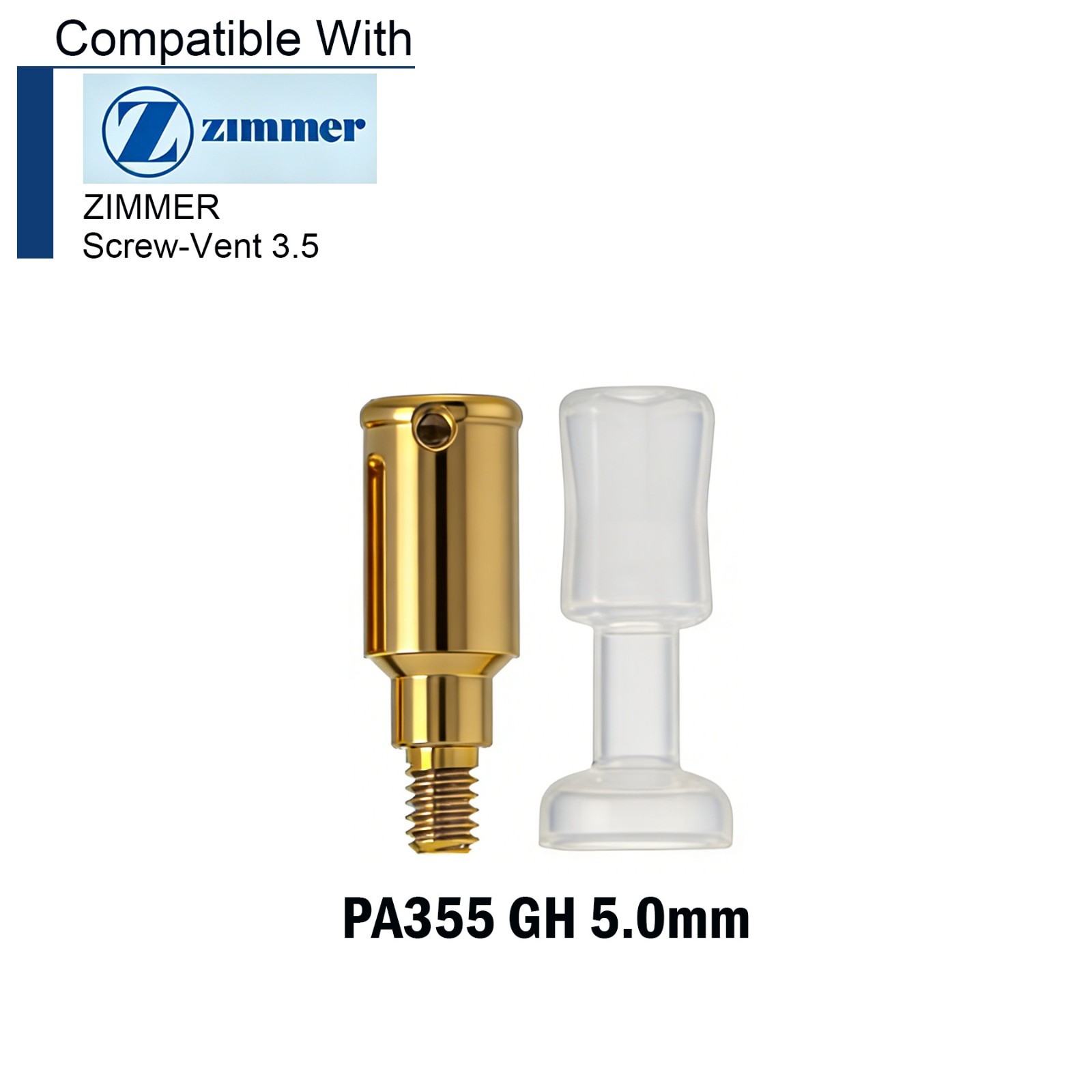 US Dental Locator Abutment for ZIMMER Screw-Vent 3.5 Platform and compatibles