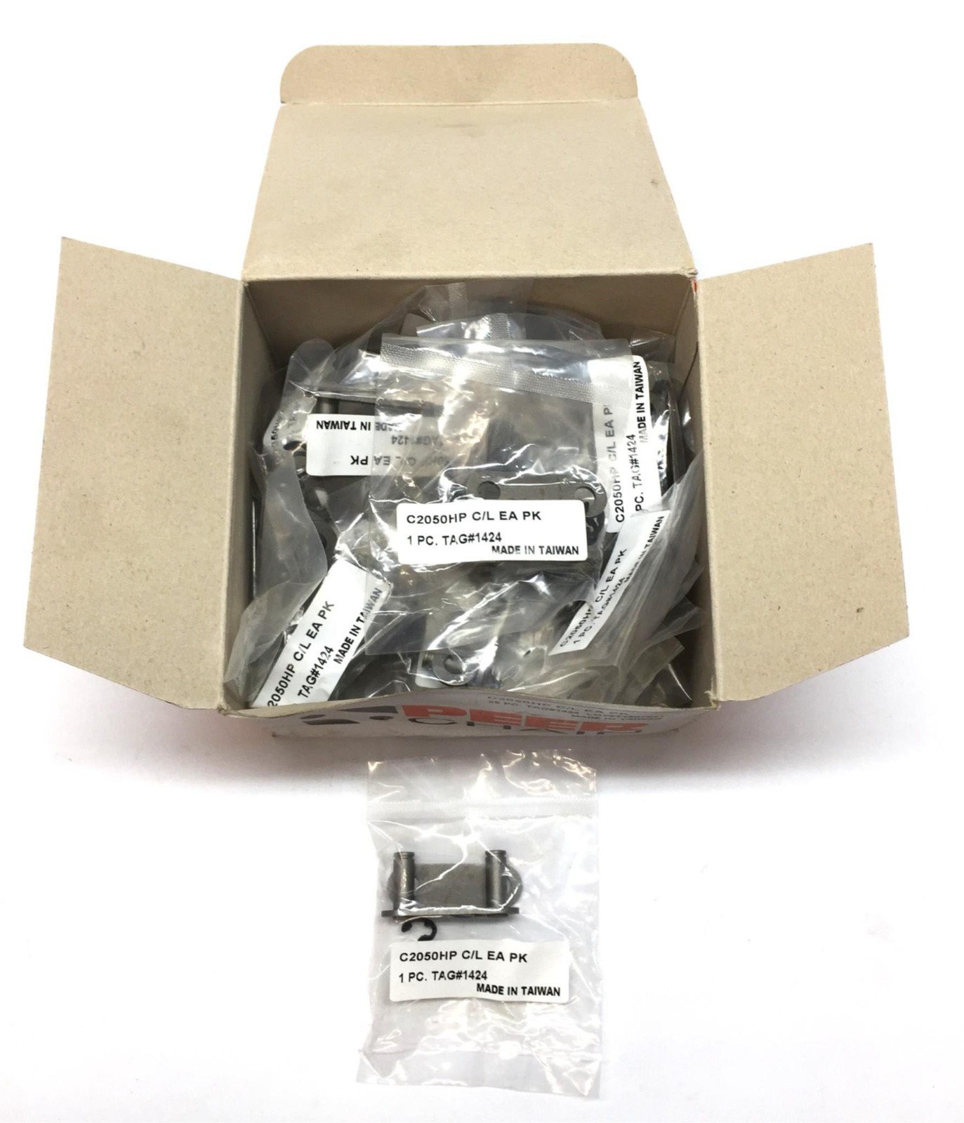 Peer Chain Connecting Roller Chain Link C2050HP C/L Pack (25pcs) NOS