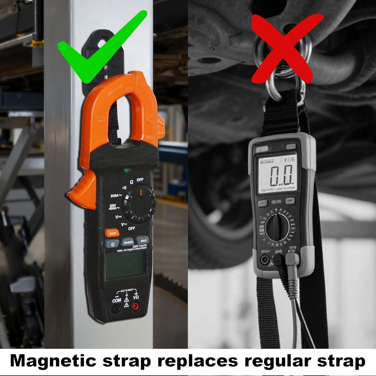 69417 Rare Earth Magnet Multimeter Hanging Strap Kit for Klein Tools MM700