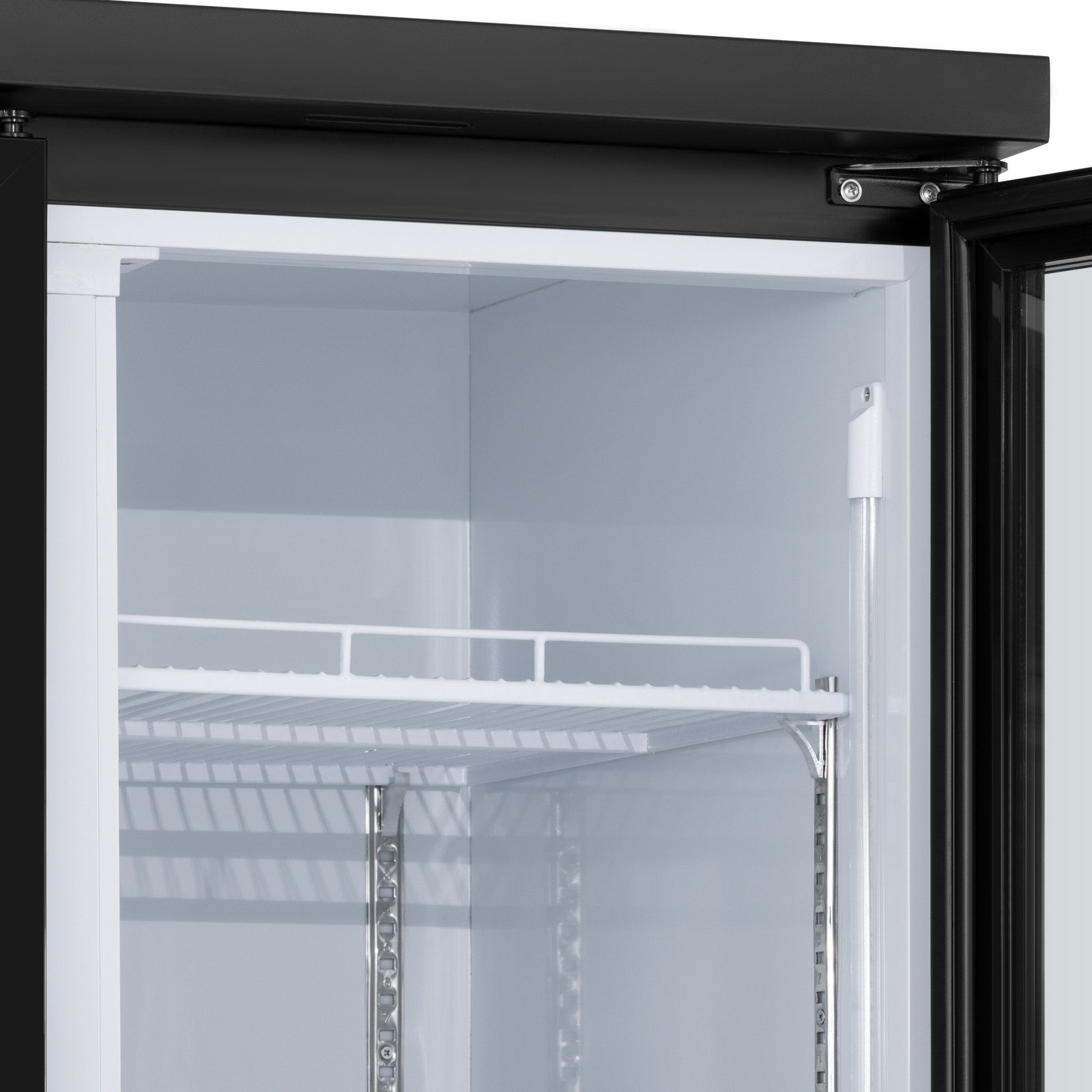 Yeego Back Bar Cooler Commercial Beverage Fridge Under Counter Glass Door Black