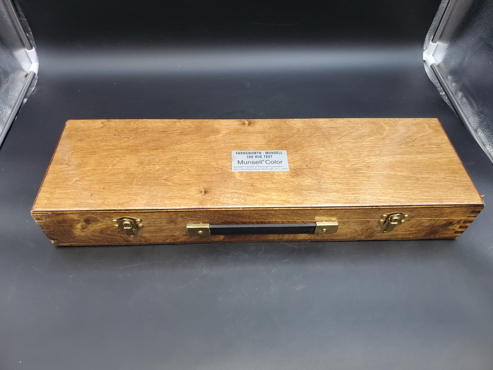 Farnsworth Munsell 100 Hue Test Color Set w/ Wooden Case, Complete Set