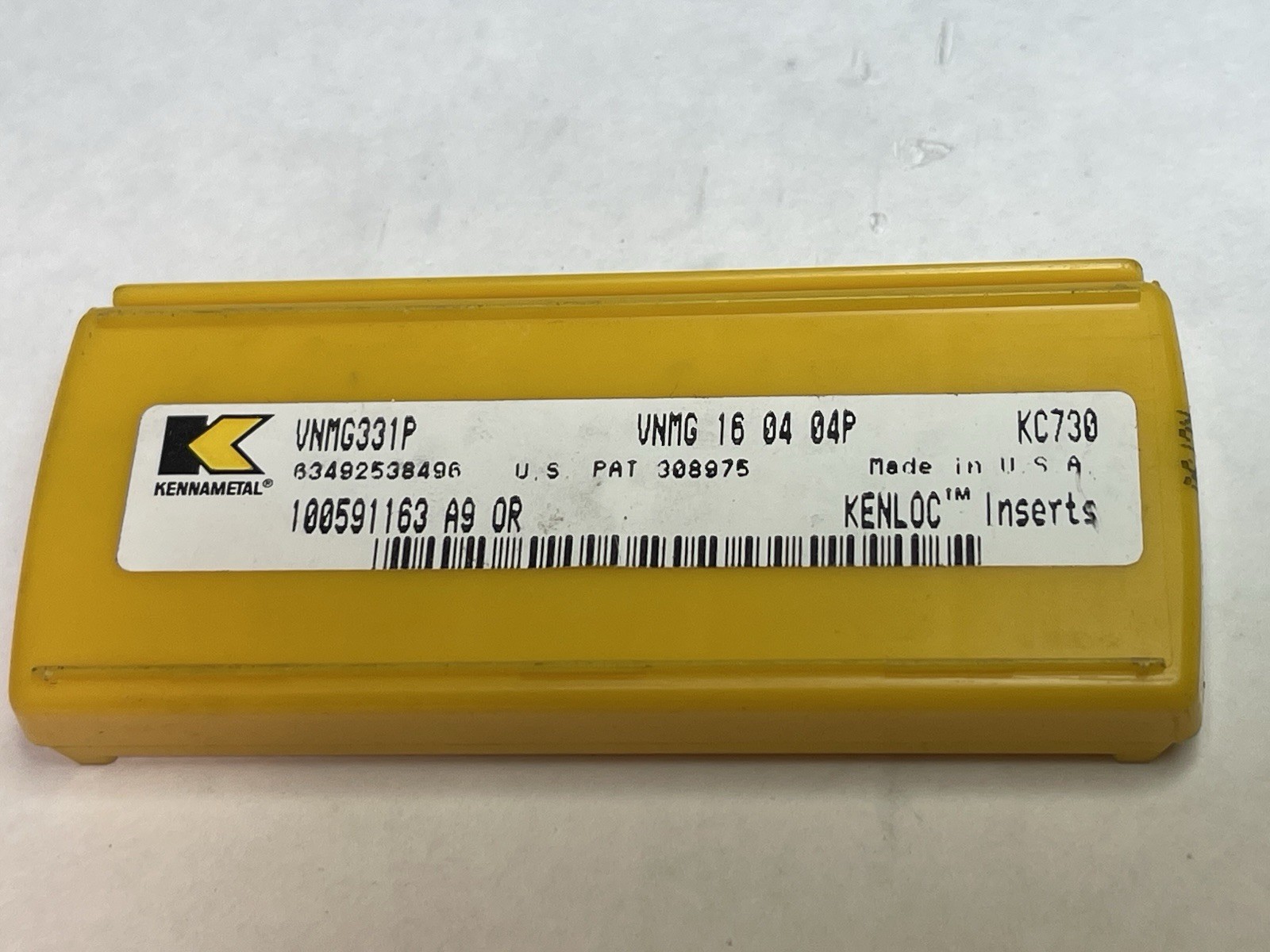 KENNAMETAL VNMG331P VNMG160404P New Carbide Insert Grade KC730 Qty.5 (26MY170)