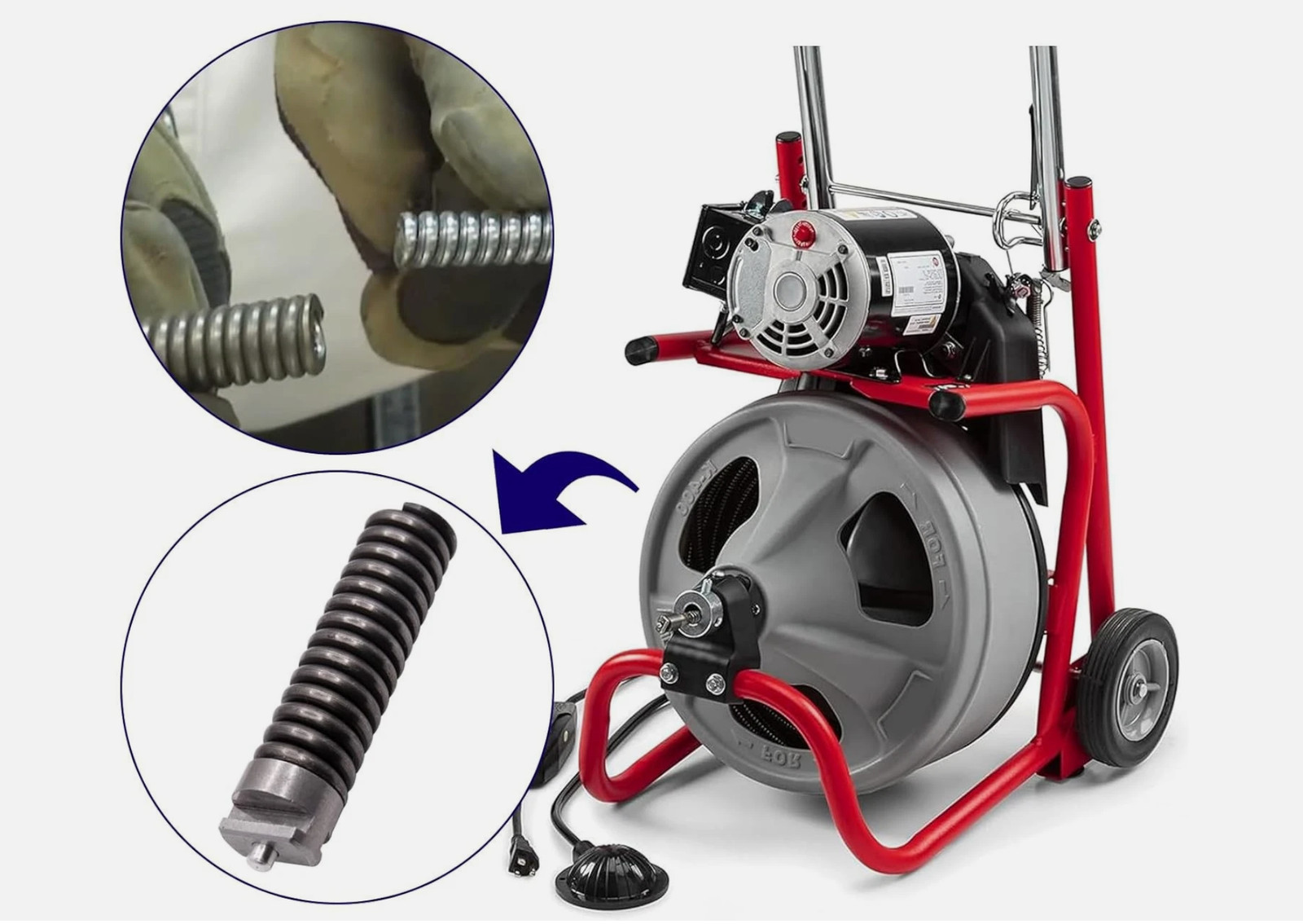 3/8-Inch IW Cable Repair Coupling for RIDGID Drain Cleaning C Tools