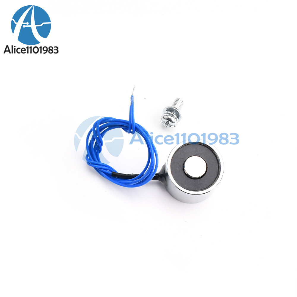 DC 5/12/24V 3KG/8KG Lifting Holding Magnet Electromagnet Solenoid Electro Magnet