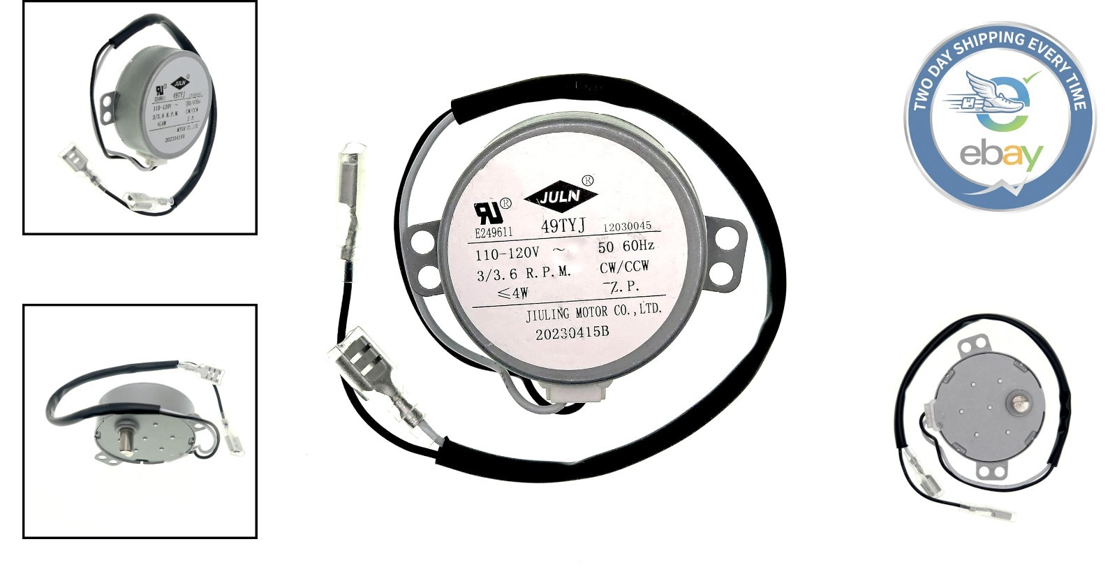 110V-120V Ice Maker Synchronous Motor 49TYJ Replaces 50TYZ-E 50/60 Hz