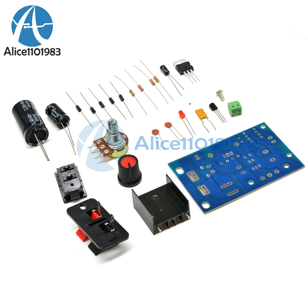 LM317 Step-down DC 5V-35V to 1.25V-30V DIY Kits AC/DC Power Supply Module