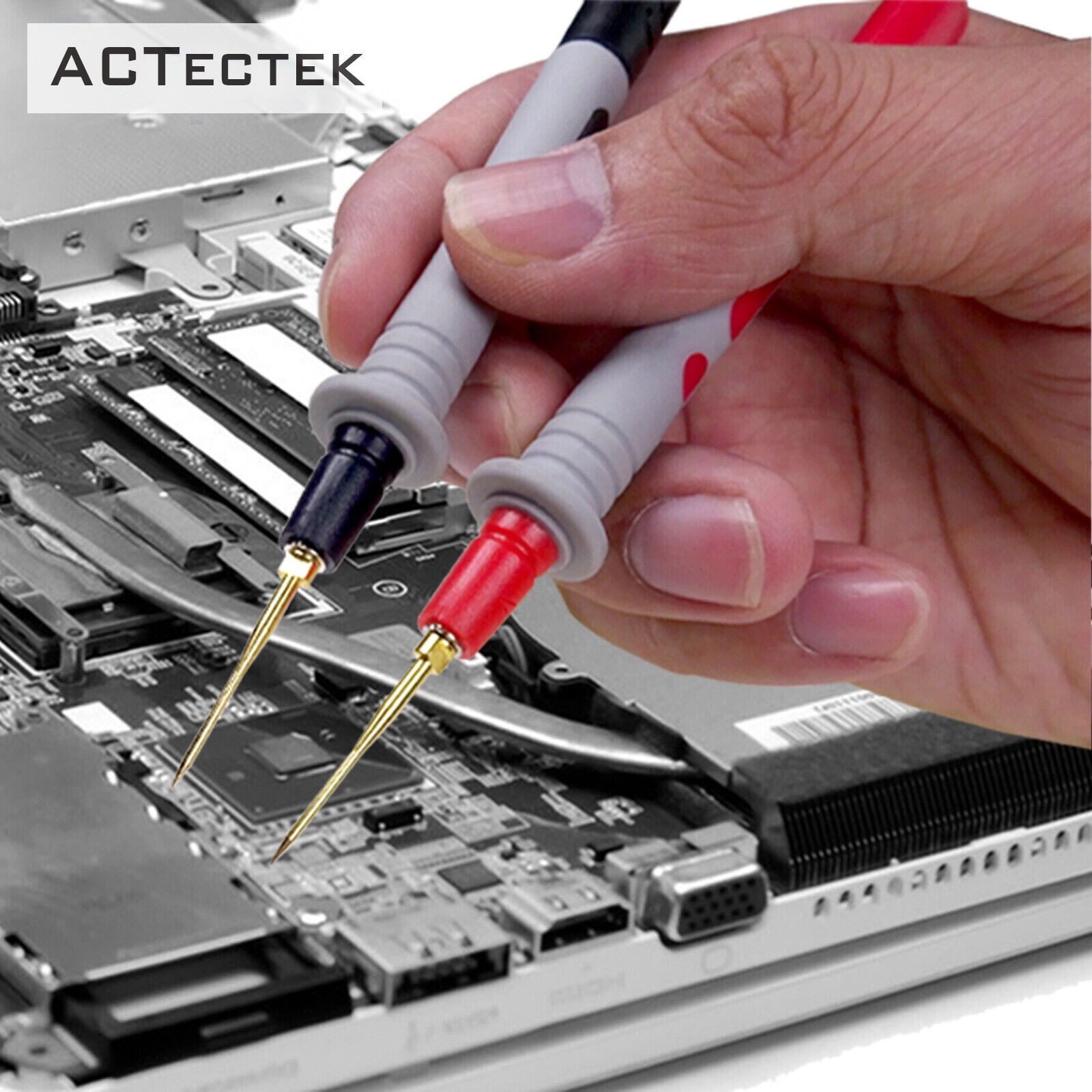 Test Lead Kit Alligator Clip Probe Plug Set + Case for FLUKE Multimeter/Tools