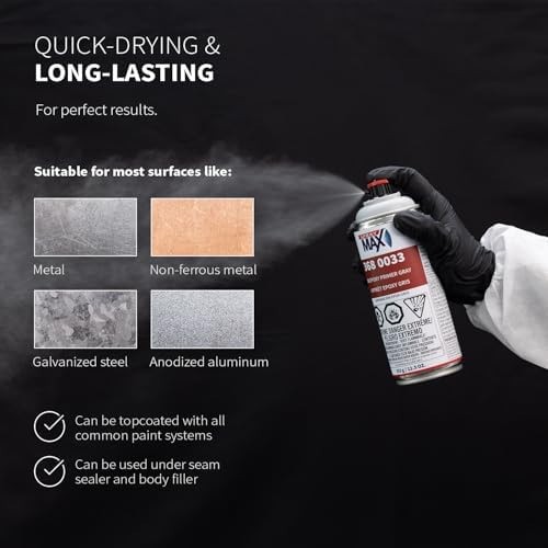 SprayMax 2K Epoxy Primer Gray | 2K Primer Automotive | Epoxy Spray Paint for …