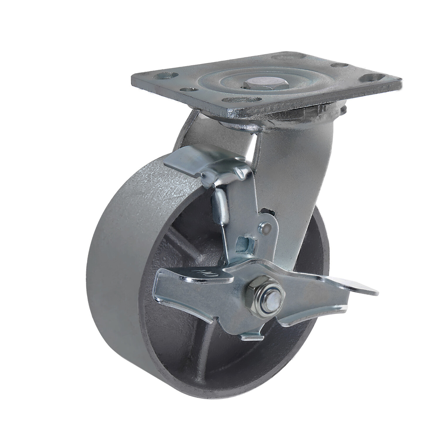 5″x2″Heavy Duty Caster Steel Cast Iron Wheel,Caster,Capacity1000-4000LB