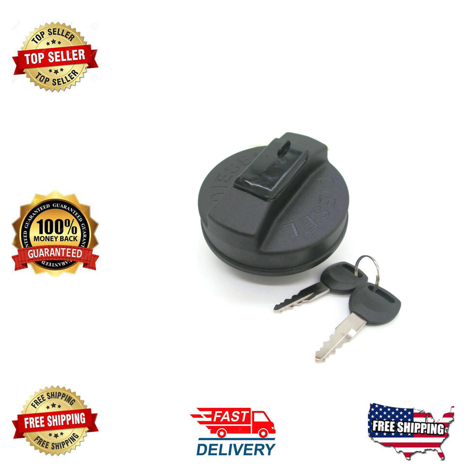 332/F4780 331/11403 – JCB BACKHOE DIESEL FUEL TANK CAP WITH 2 KEYS