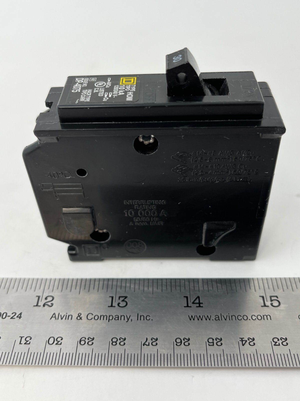 Square D Homeline HOM130CP HOM130 1P 30 Amp 120/240V Plug In Circuit Breaker NEW