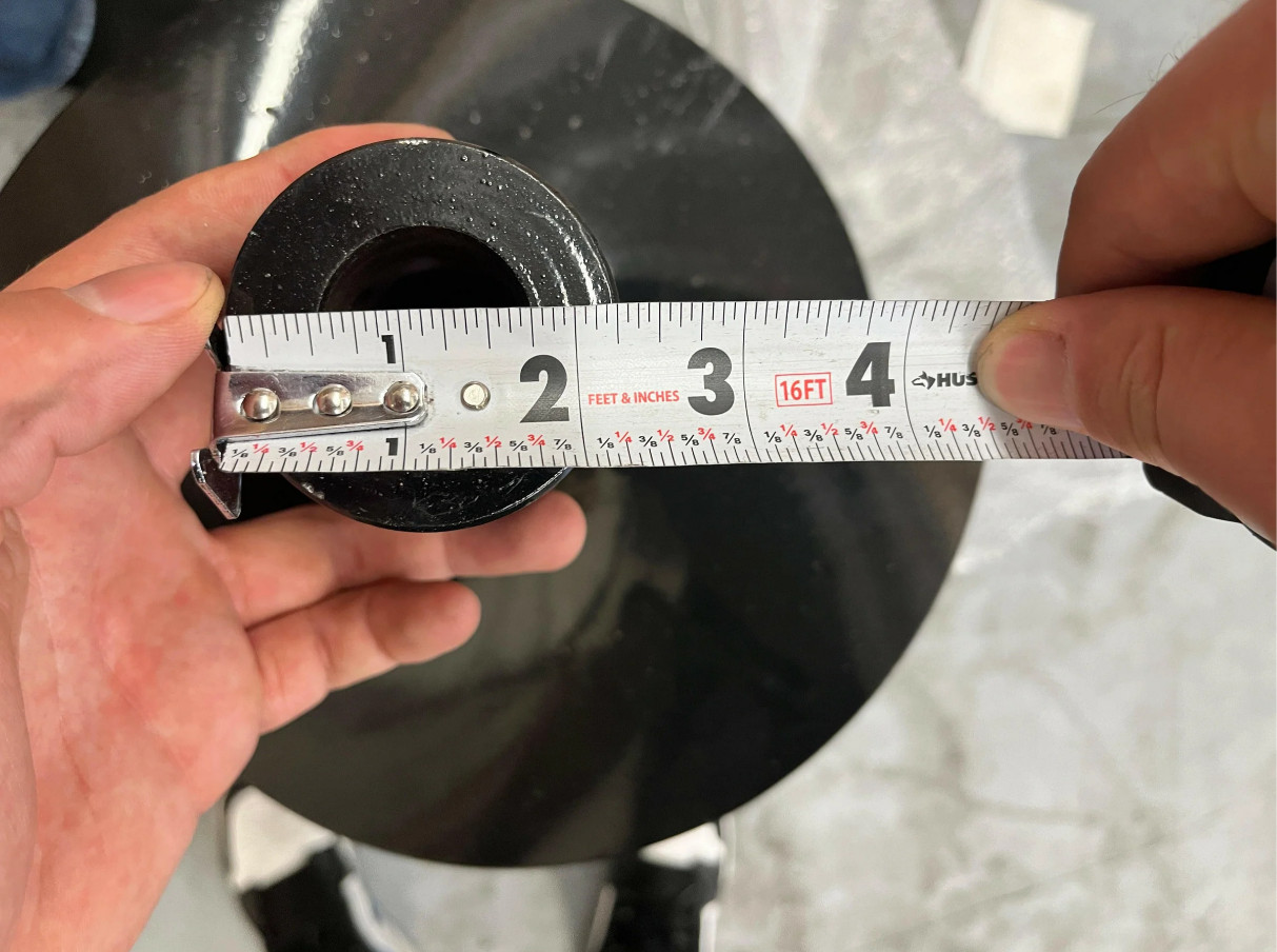 Agrotk Auger Post Hole Drill Bit Attachment 300mm Diameter For Mini Excavator