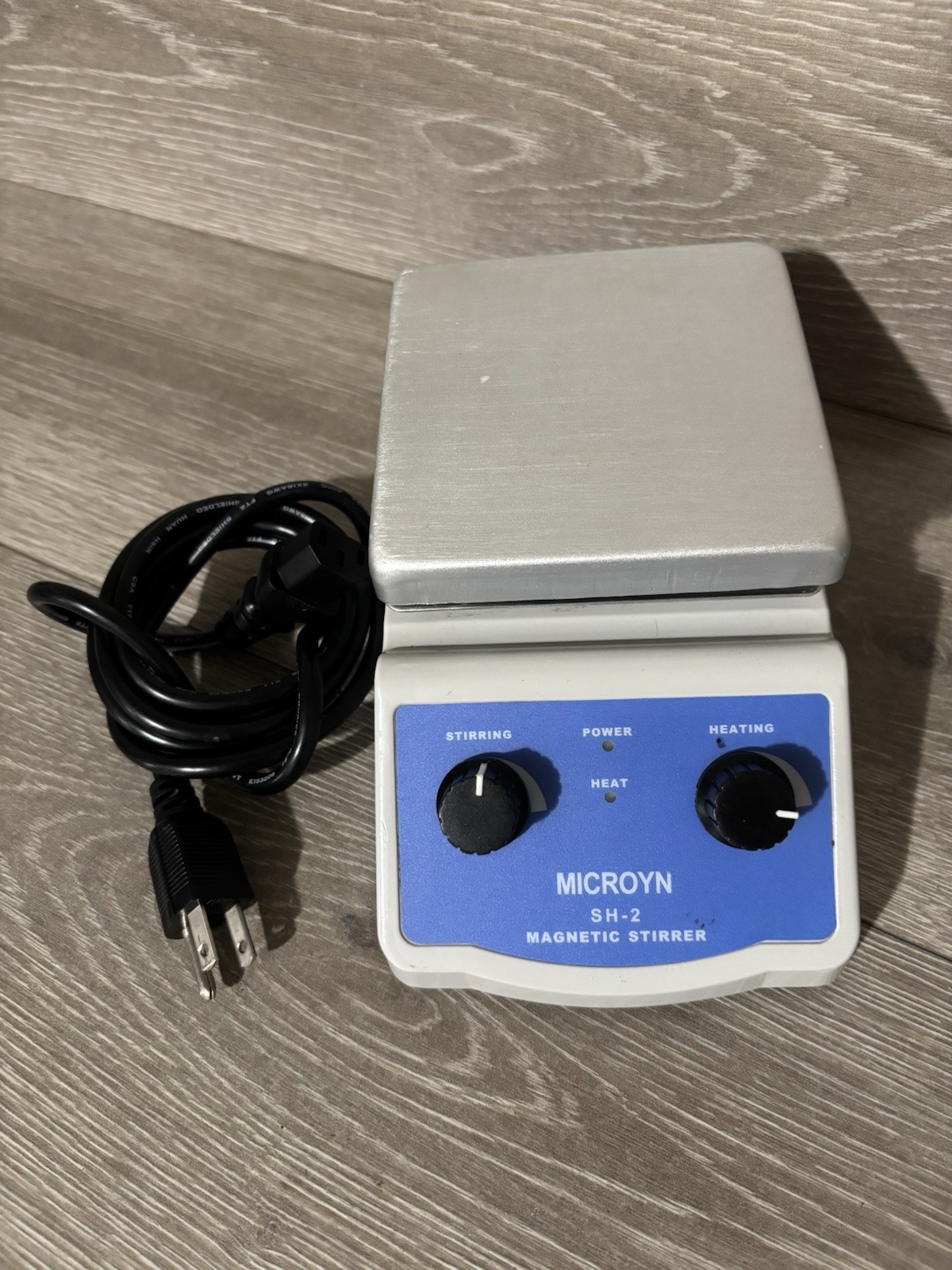 Microyn SH-2 Magnetic Stirrer Hot Plate Lab Mixer 110V Tested Heat & Stir Works