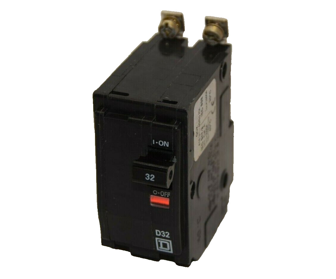 SQUARE D QOX 32A 32 Amp A 2P 2 pole 415Vac 50/60Hz Circuit Breaker
