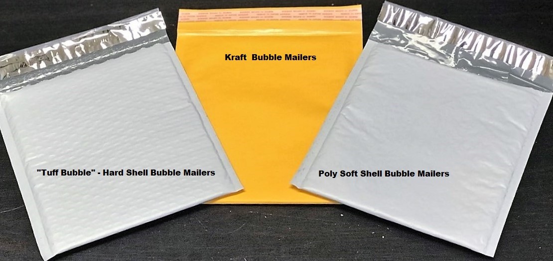 Choose QTY of Tuff, Kraft, or Poly | Padded Bubble Mailers Shipping Envelopes