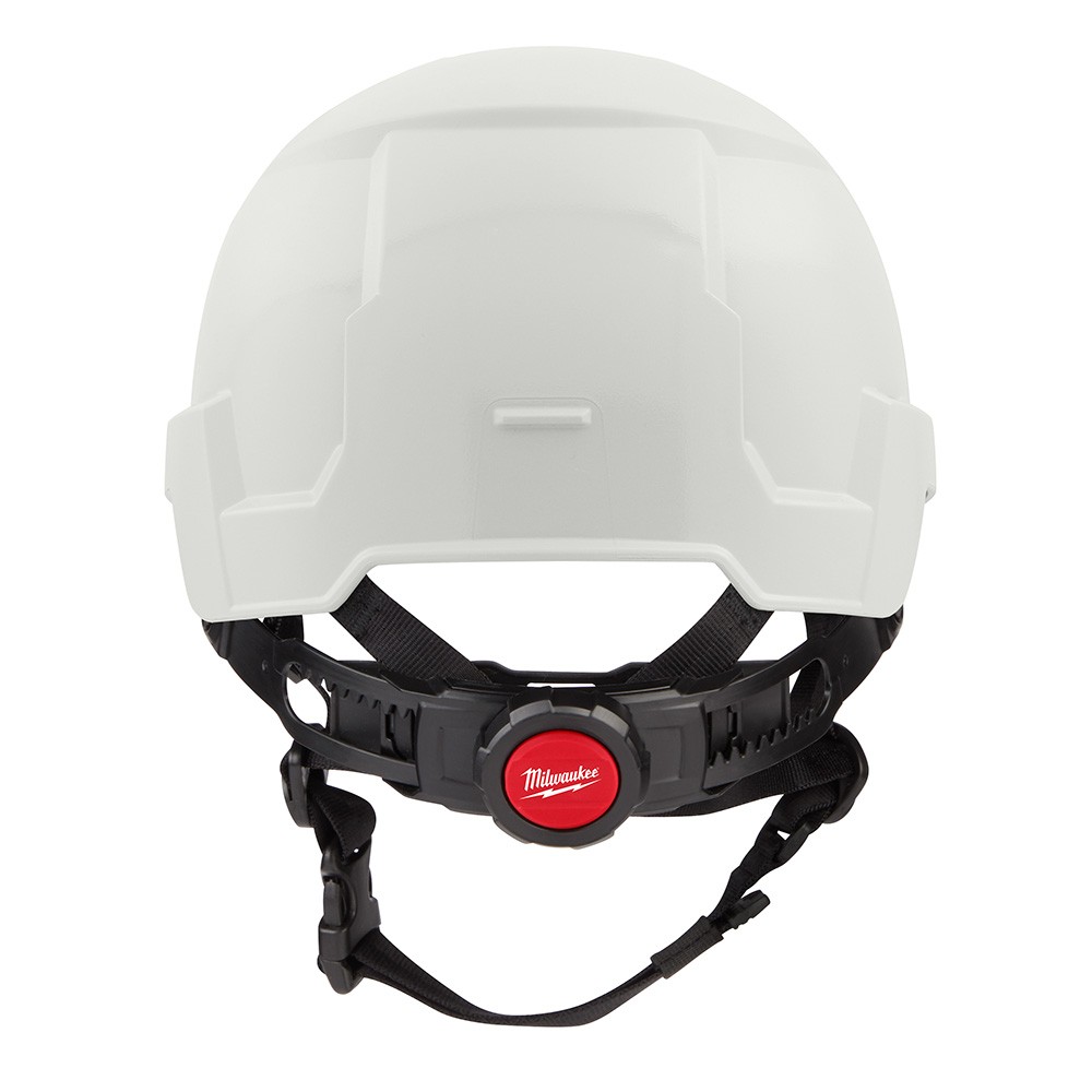 Milwaukee 48-73-1321 White Front Brim Hard Hat Helmet with BOLT™ – Class E