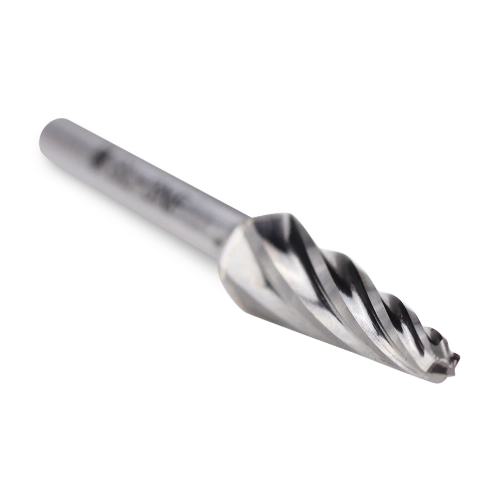 BHA Tungsten Carbide Burr Rotary Files Grinder Bits, Aluma Cut – 1/4 Inch Shank