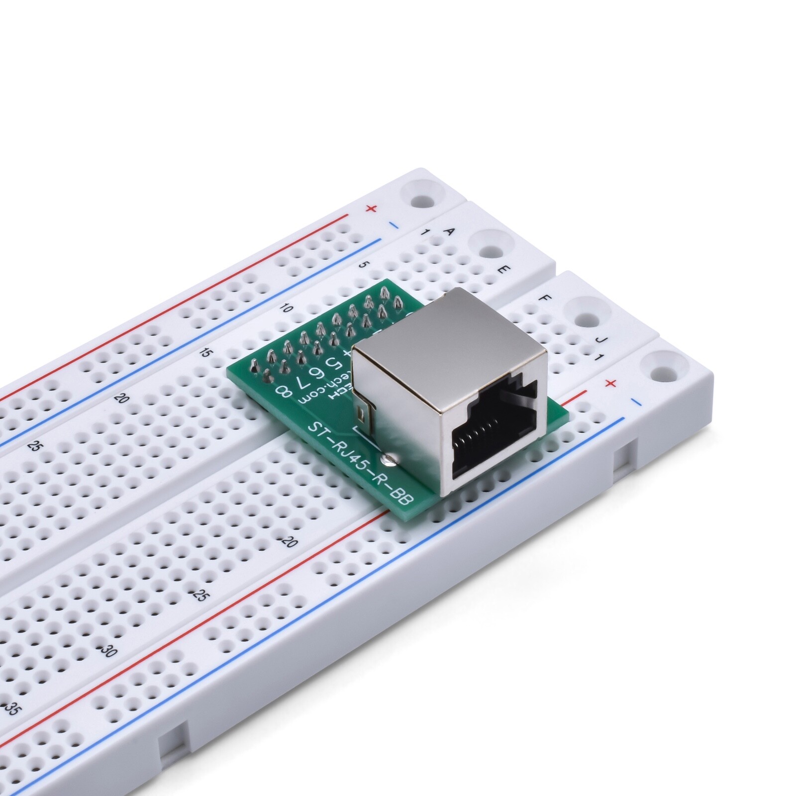 RJ45 8P8C Ethernet Screw Terminal Breadboard Breakout ST-RJ45-R-BB