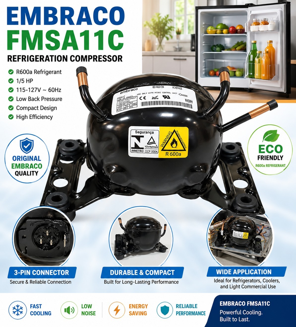 Embraco FMSA11C Compressor