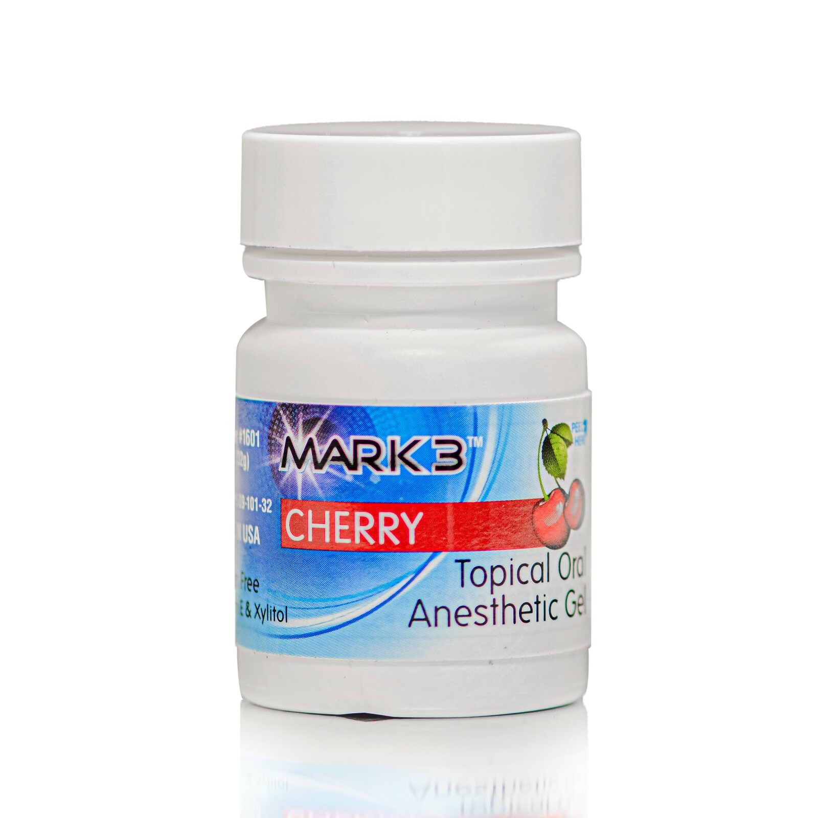 10 Dental Topical Bottles Mark3 Anesthetic Gel 20% Benzocaine 1OZ Jar -6 Flavors