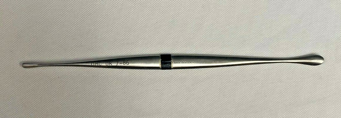 V. Mueller NL1091 #2 Penfield Dissector Double Ended Curved & Wax Packer Neuro