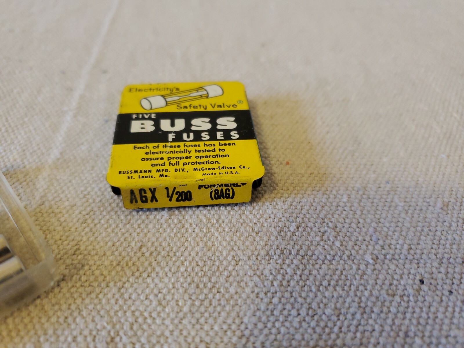 Buss AGX-1/200 Fuses 1/200A Pack Of 20