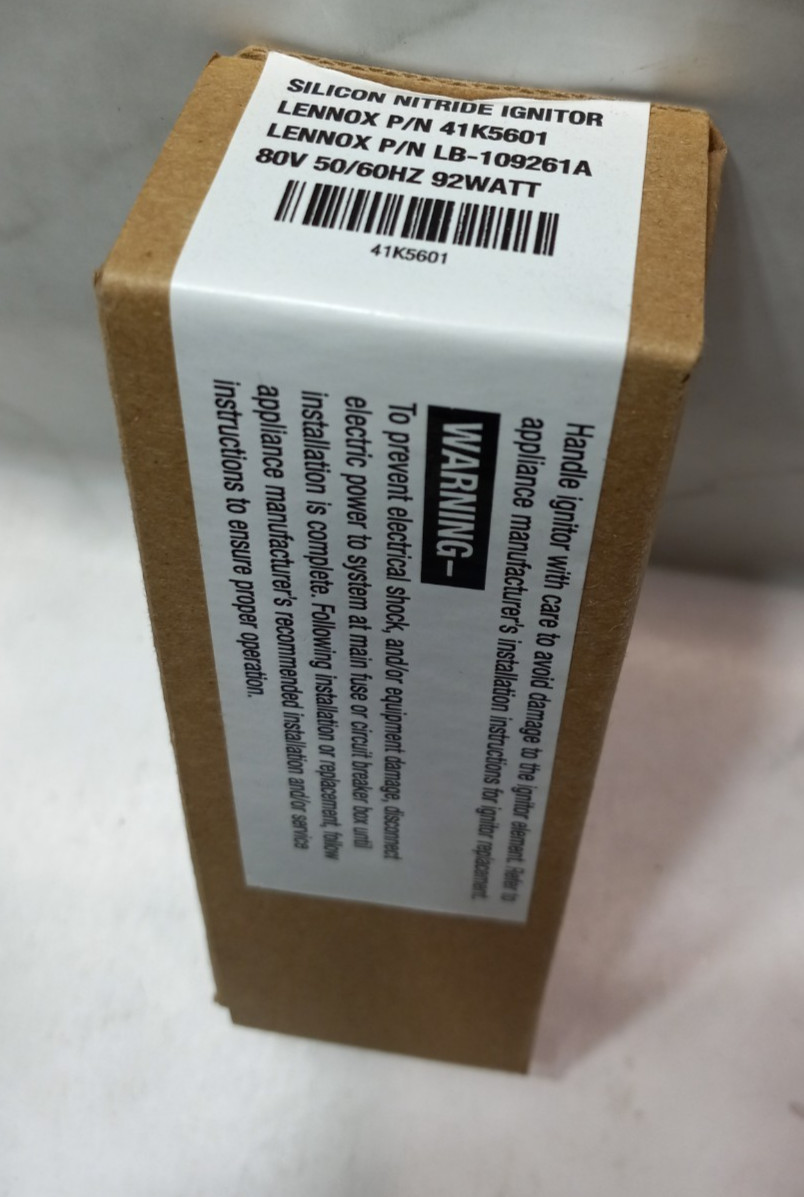 LENNOX White Rodgers 41K5601 80v 50/60hz 92 watt 768A-844 Furnace Ignitor
