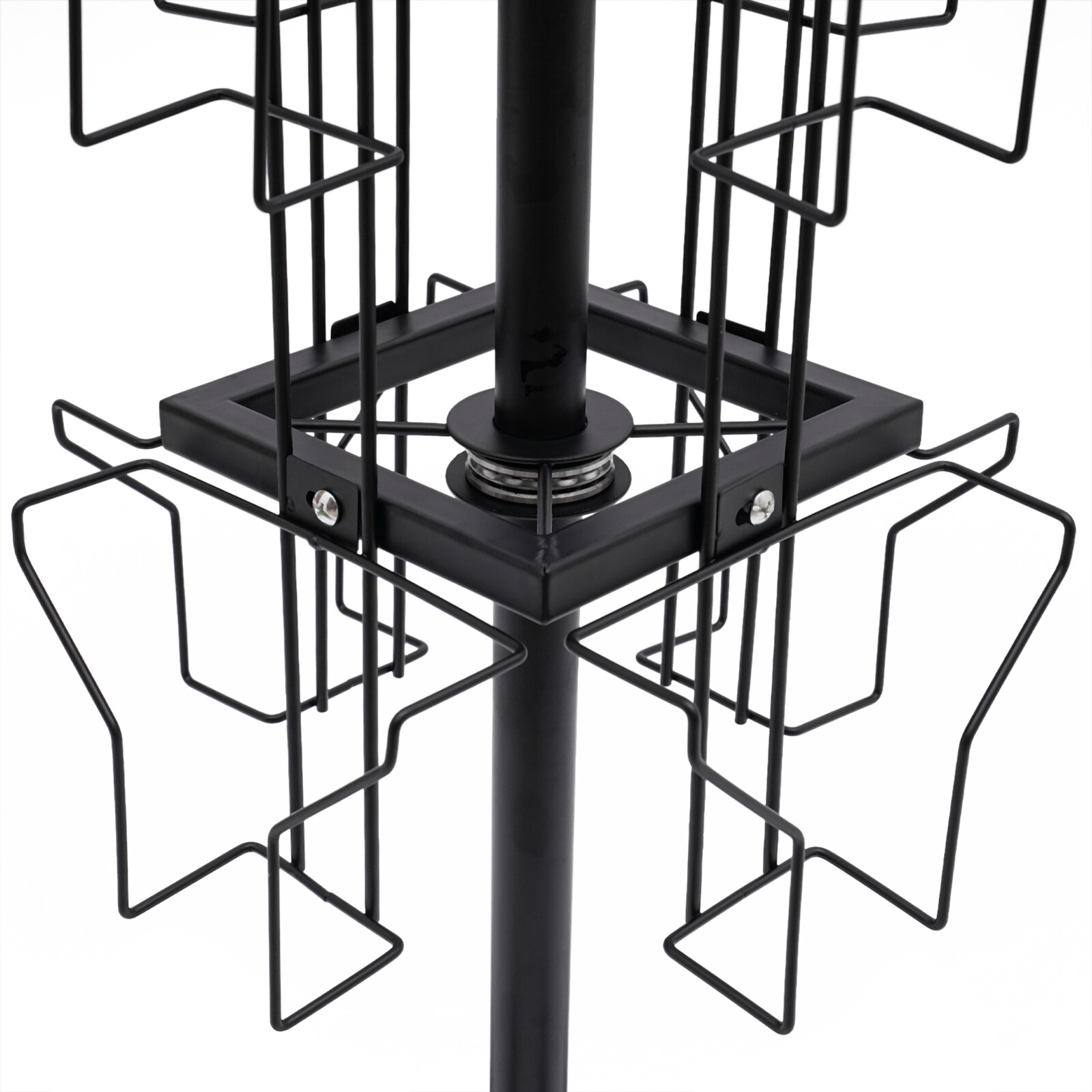 Greeting Card Rack Spins 20 Pocket Black Retail Display 6″ x 8 Cards Sign Holder