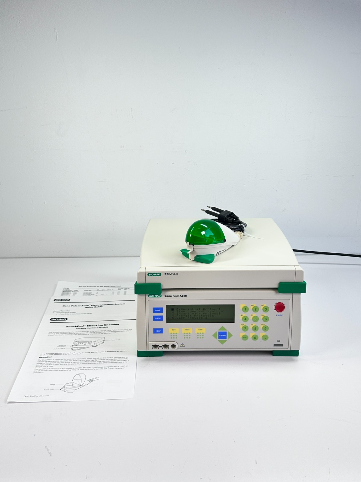 Bio-Rad GenePulser Xcell w/ PC Module and Shock Pod w/ Warranty