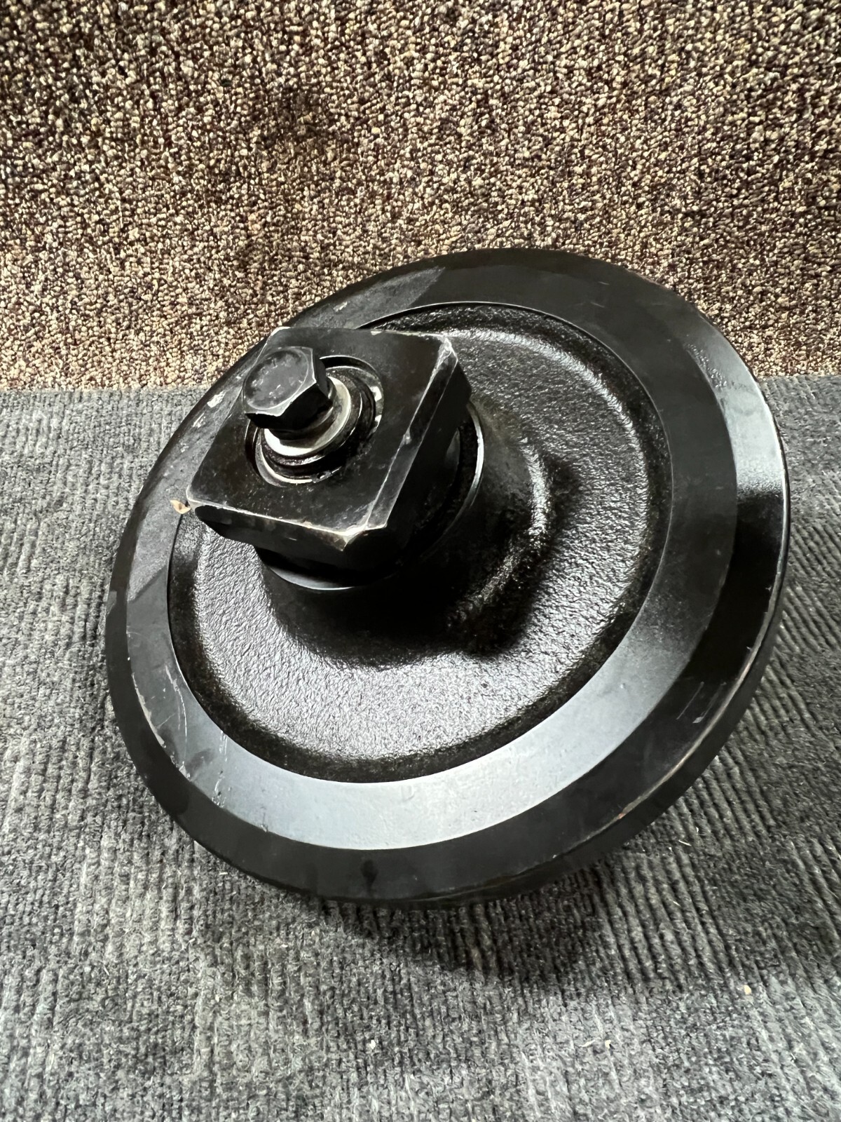 Rear Idler Roller 2″ Roller Width 3.5″ Roller to Edge 3.85″ Center Lip to Roller