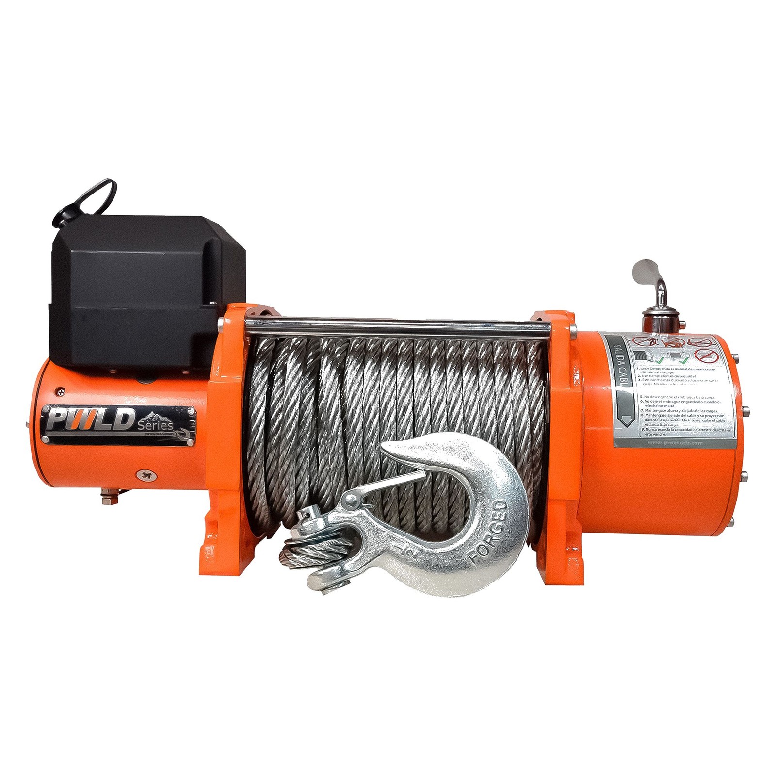 20000 lbs Electric Waterproof Winch Wire Rope 24V