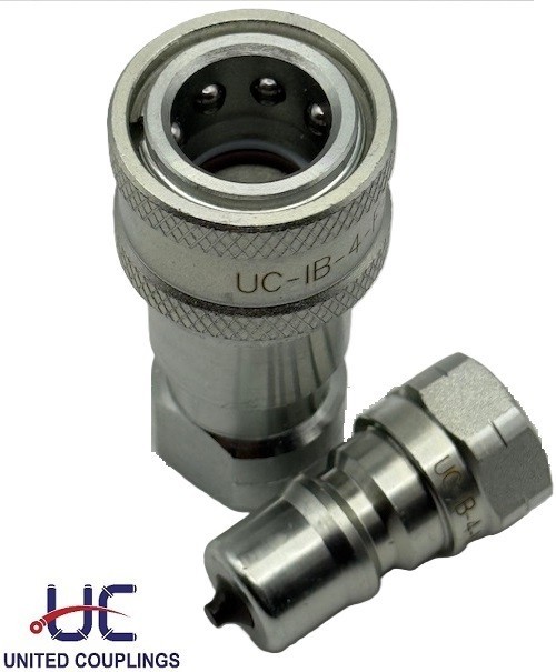1/4″ ISO B 7241-1 Series Set with FKM (Fluorocarbon) Seal also known as Viton
