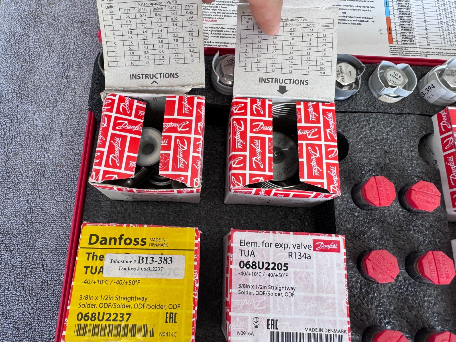 Unused – Danfoss 068U7001 Maximizer Sweat and Flare Kit Types T2/TE2/TUA/TUAE