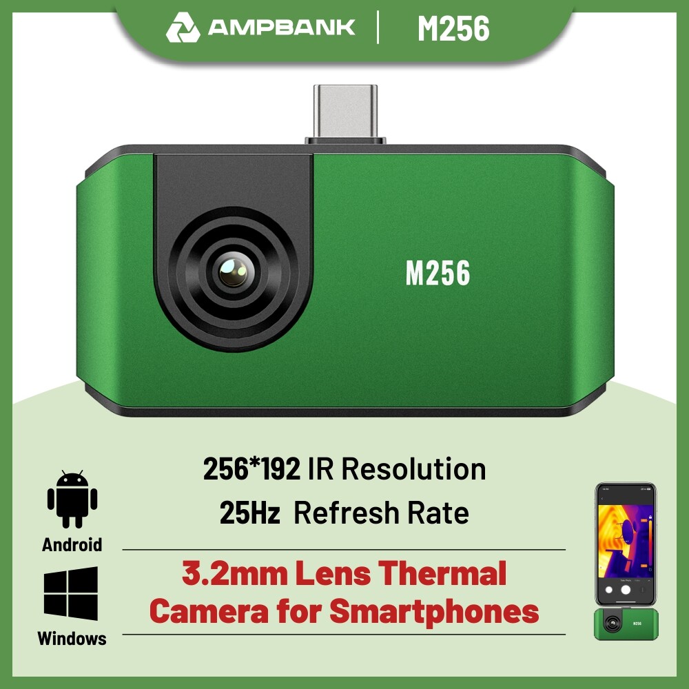 AMPBANK M256 256×192 Pixels Thermal Imaging Camera For Android USB-C Phones PRO+