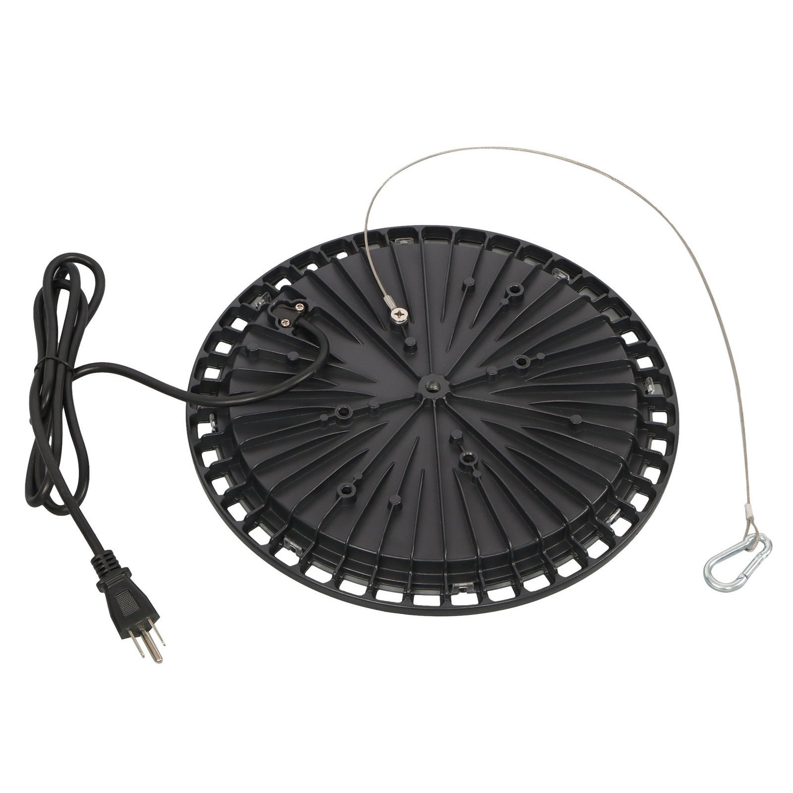2 Pcs 150W 5000K With Safety Cord UFO LED High Bay Light Commercial Factory