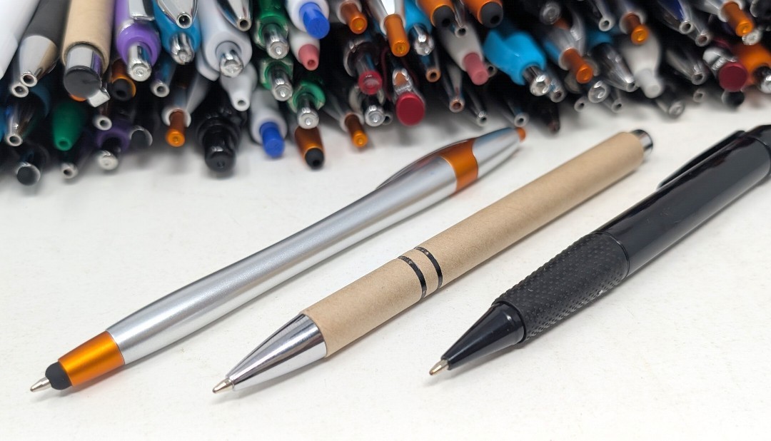 125 Multicolor Mixed Lot Retractable Click Pens HUB PEN Bulk Blank – No Misprint