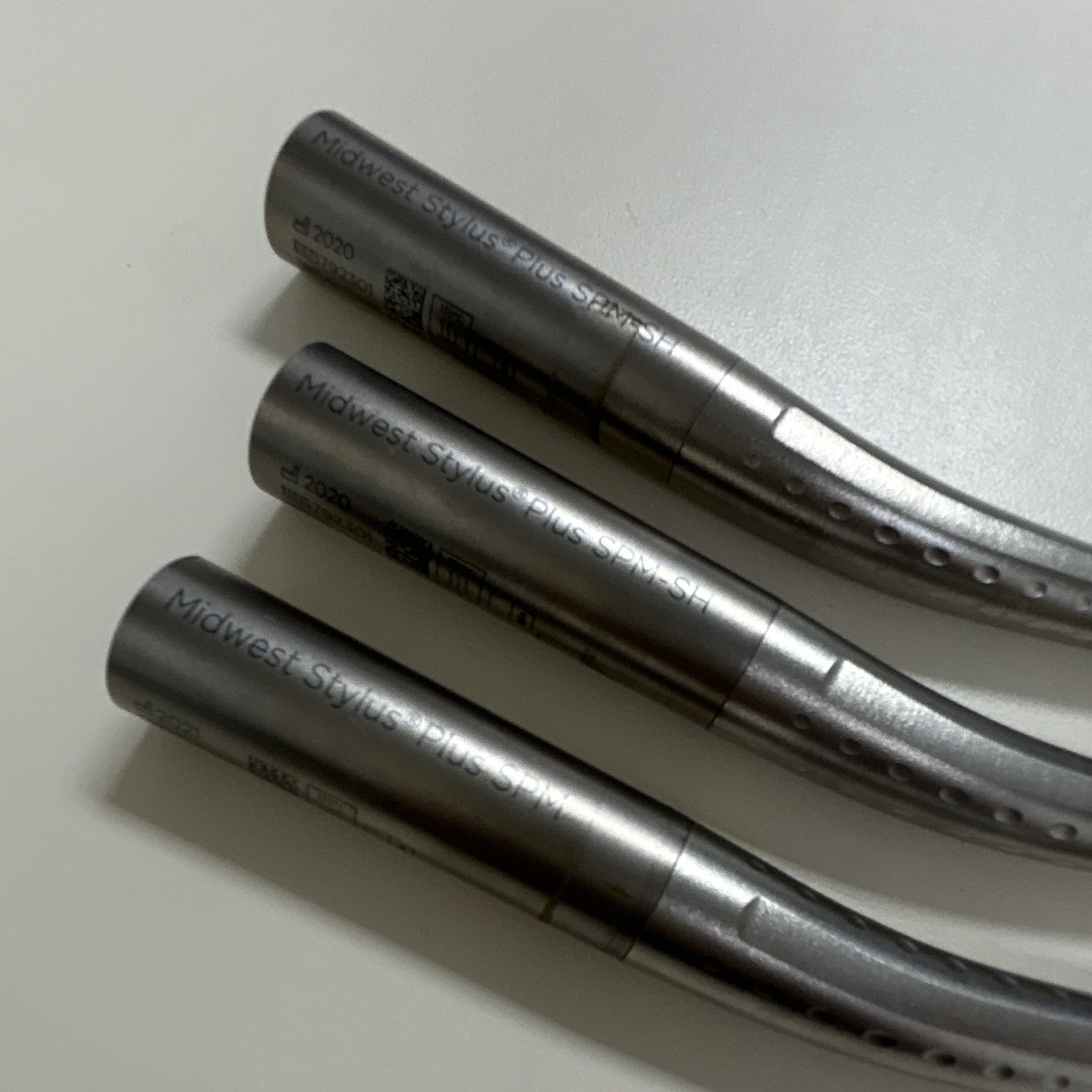 Dentsply Sirona Midwest Stylus Plus SPXH-SI High Speed Straight 4-Hole Lot 3