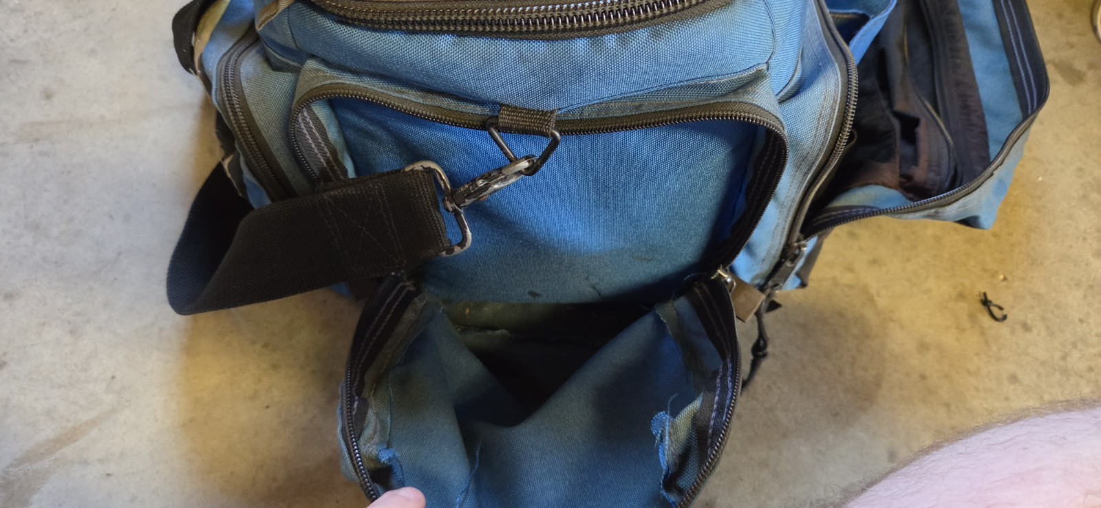 Iron Duck Trauma Bag, Nylon, 23 in L, 17 in W, Blue Ems Bag #2