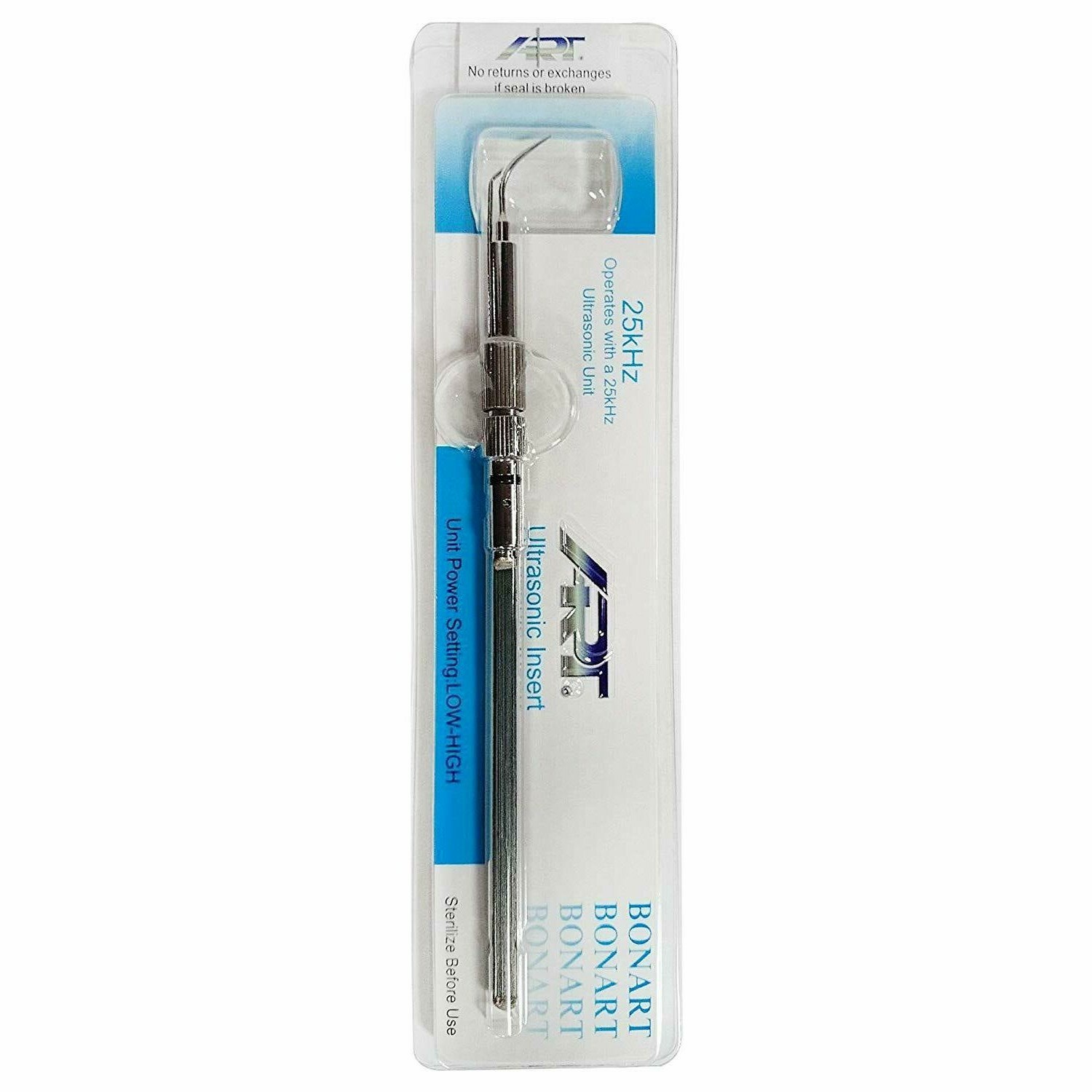3/PACK Bonart P-10 Universal Ultrasonic Insert Tip 25K Metal Grip Dental